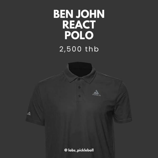 Ben Johns React Polo Black